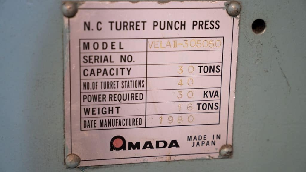1980 Amada Vela II – photo 10 of 11