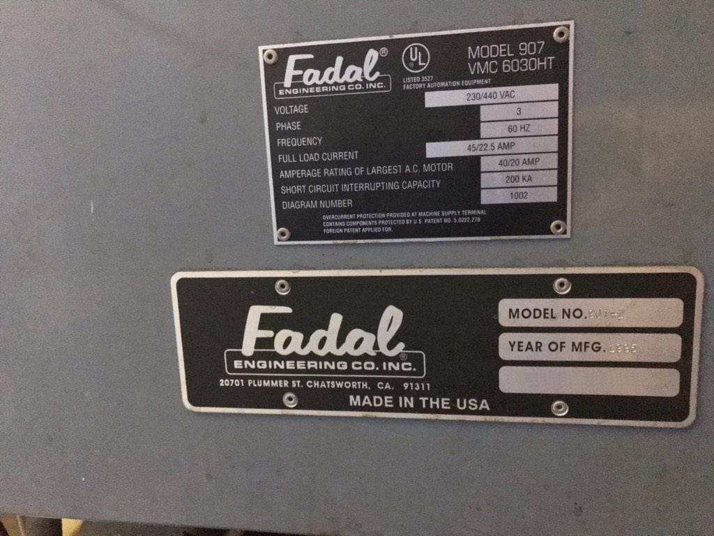 1996 Fadal VMC 6030 – photo 7 of 7