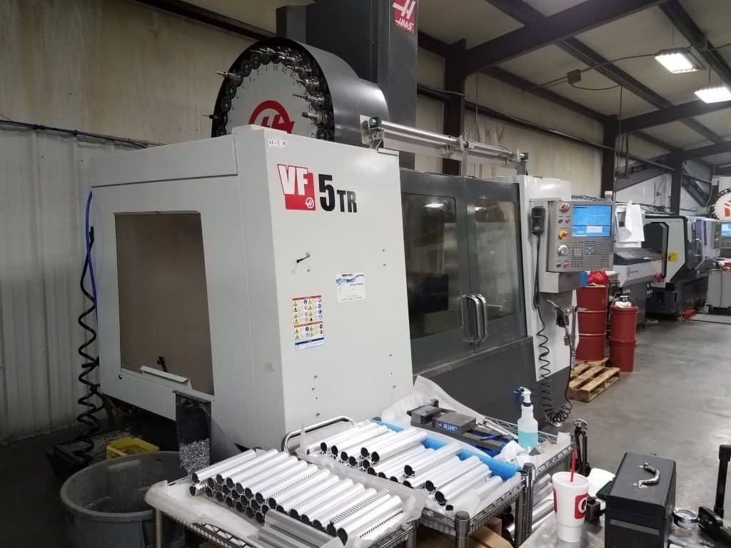2014 Haas VF-5/50TR CNC Vertical Machining Center, photo 5 of 11