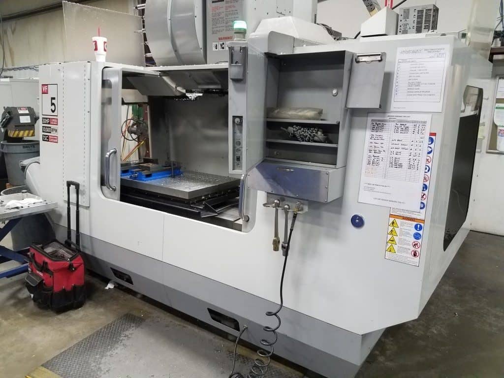 2008 Haas VF-5/50 CNC Vertical Machining Center, photo 11 of 14