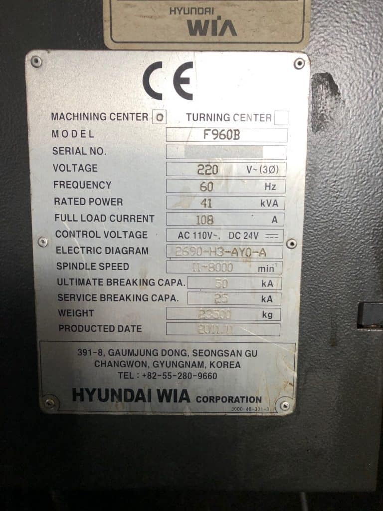 2012 Hyundai Wia F960B – photo 9 of 10