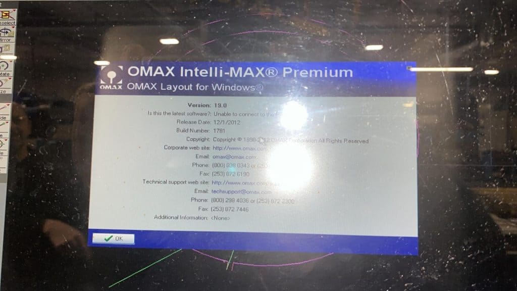 2006 Omax 55100 Waterjet, photo 5 of 21