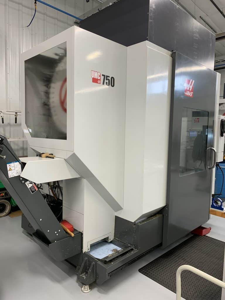 2013 Haas UMC-750 CNC Vertical Machining Center, photo 10 of 13