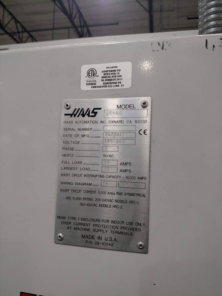 2012 Haas ST-40 – photo 8 of 8