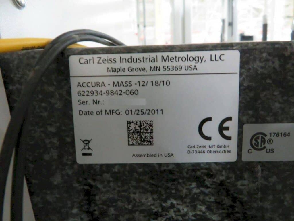 2011 Zeiss Accura Mass 12/18/10