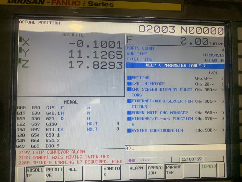 2018 Doosan DNM 5700