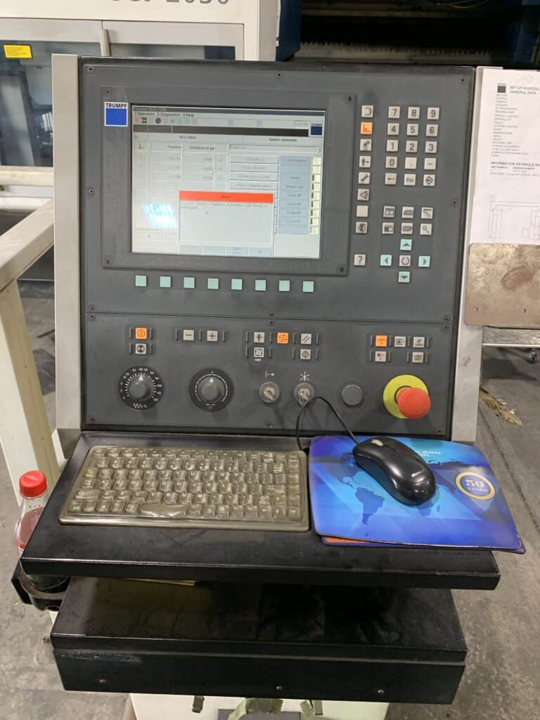 2012 Trumpf Trulaser 2030
