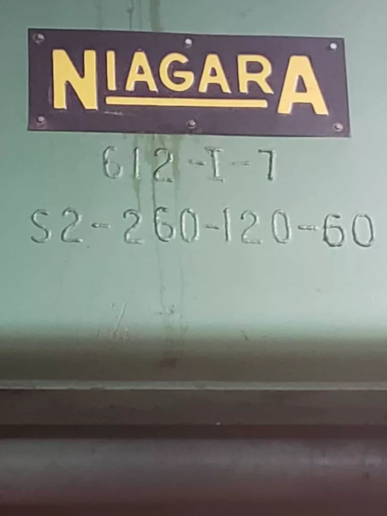 1952 Niagara 612-I Press, photo 3 of 4