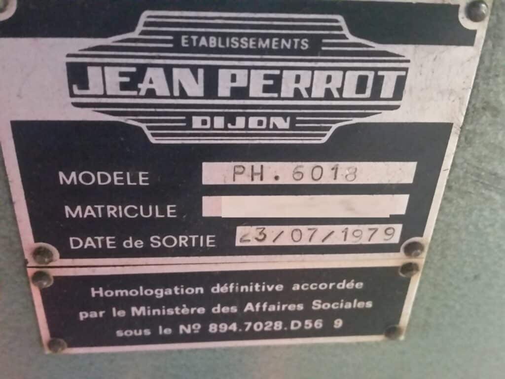 1979 Jean Perrot PH 6018
