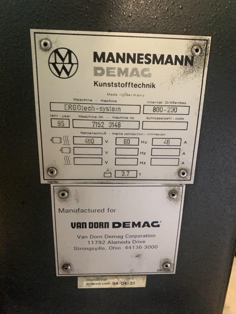 1995 Van-Dorn ET800-200