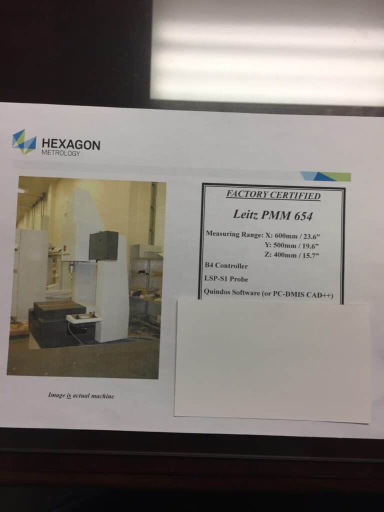 2007 Leitz PMM 654