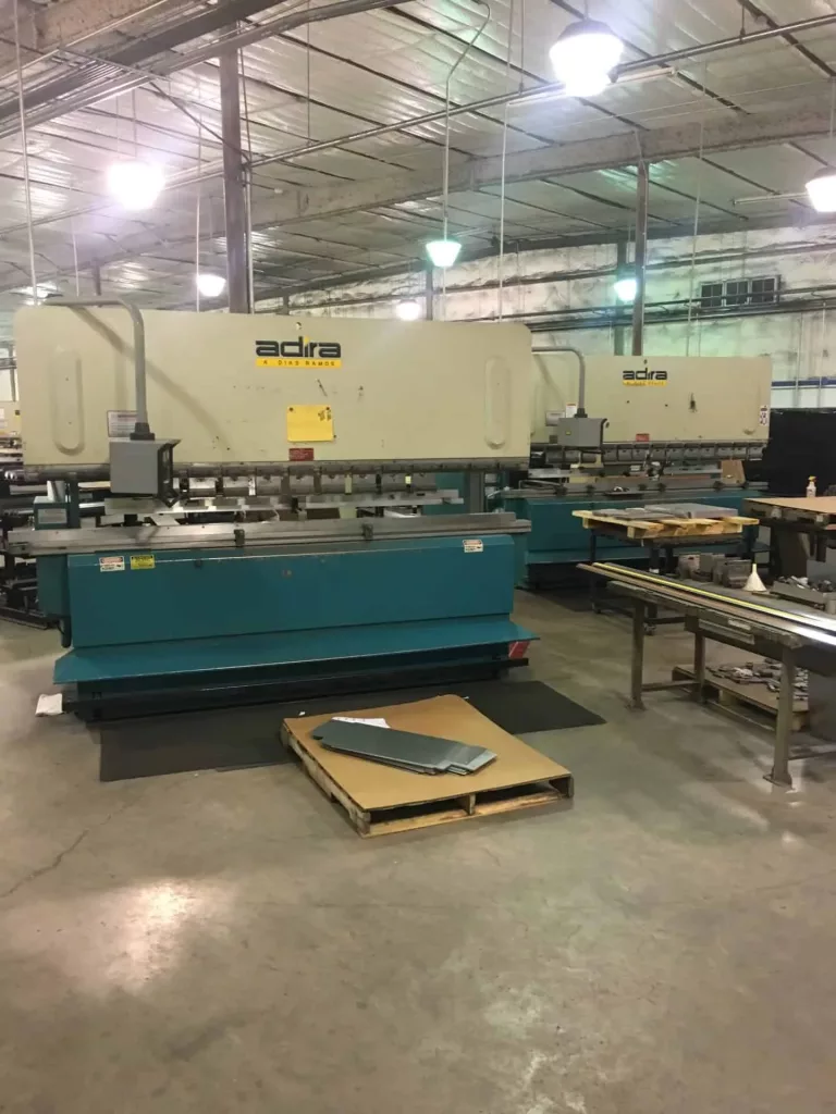 1998 Adira QHA 10030 Press Brake, photo 3 of 4