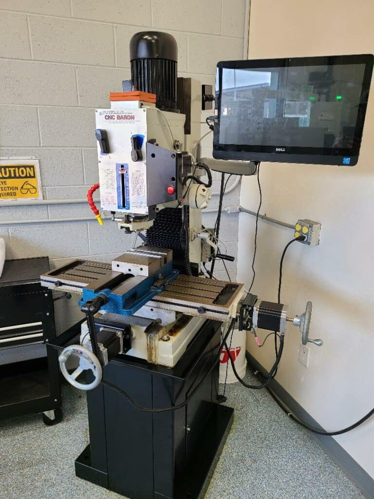 2015 CNC Baron Knee Mill