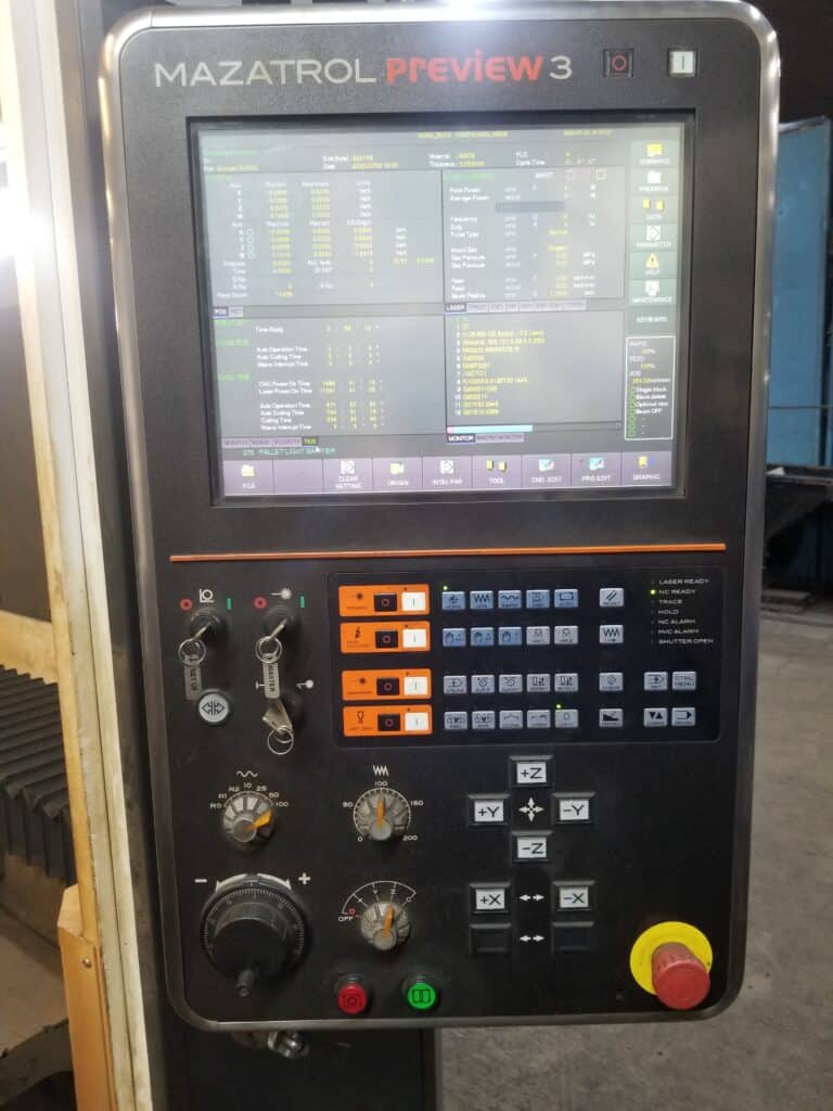 2016 Mazak Optiplex 3015 Fiber