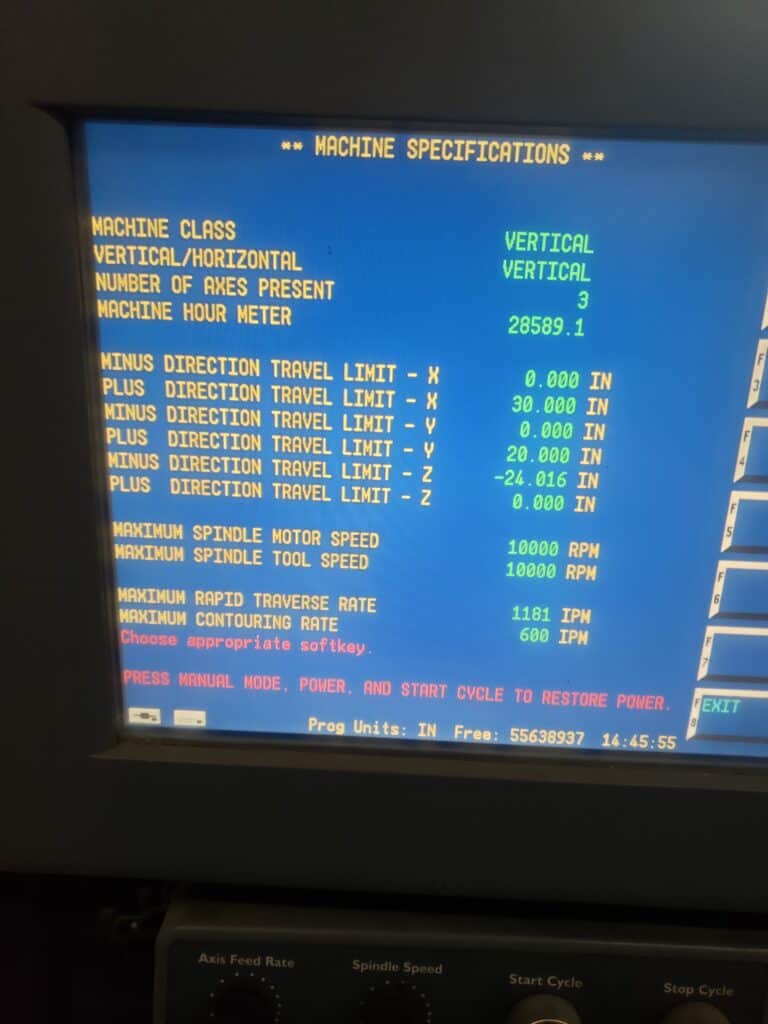 2005 Hurco VMX30