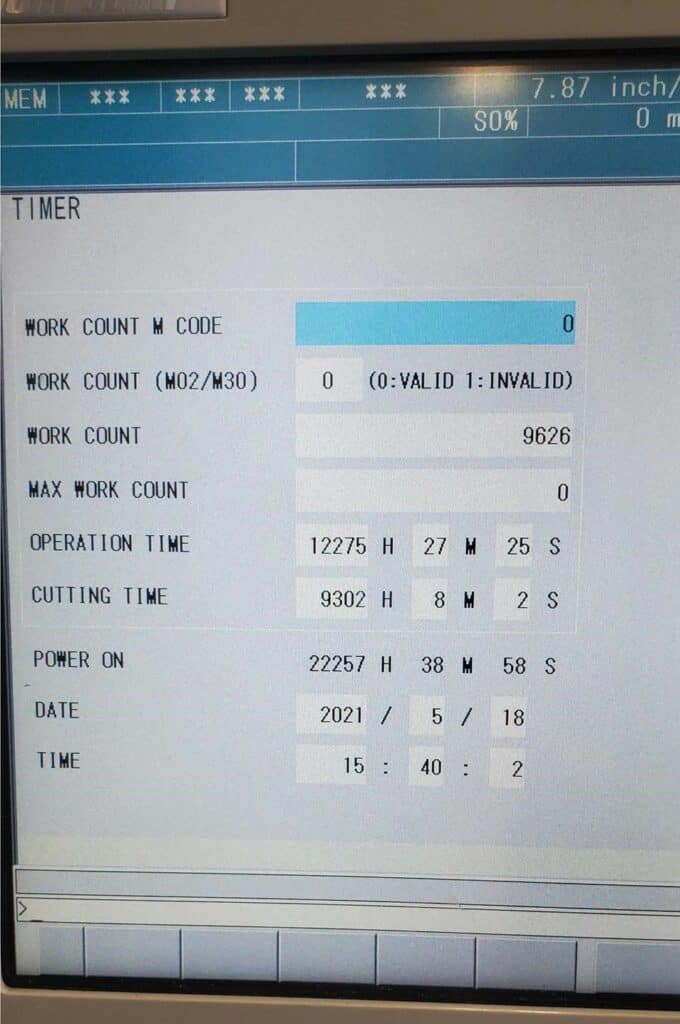 2012 Mori Seiki NHX 4000