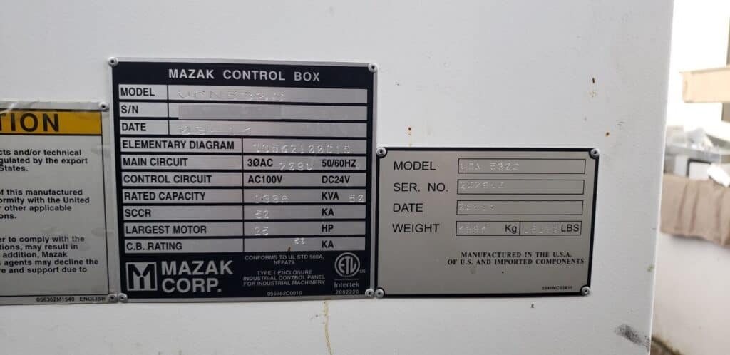 2014 Mazak VCN 530C
