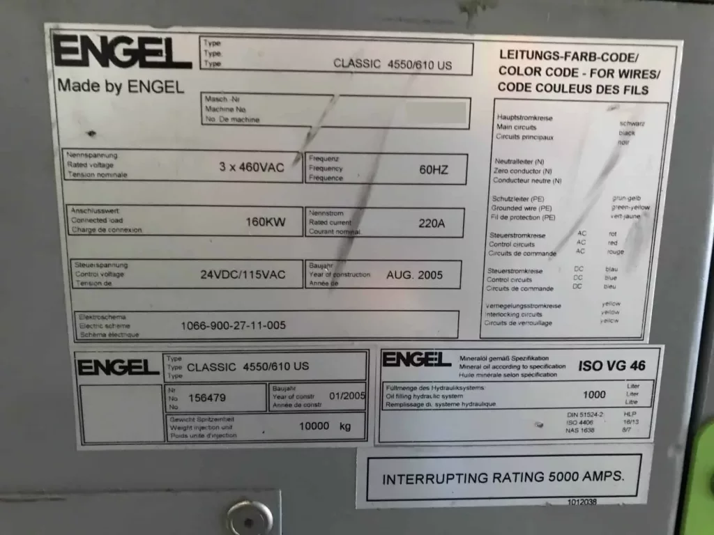 2005 Engel CL 4550/610US