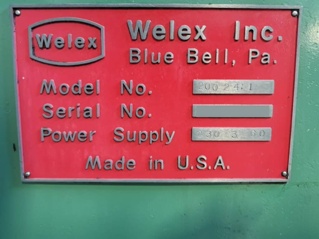 Welex 200 24:1