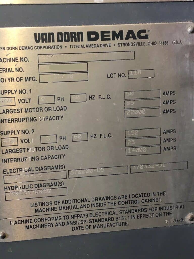 1999 Van Dorn 300HT