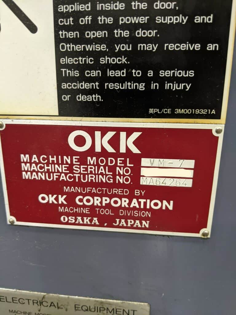 2002 OKK VM-7