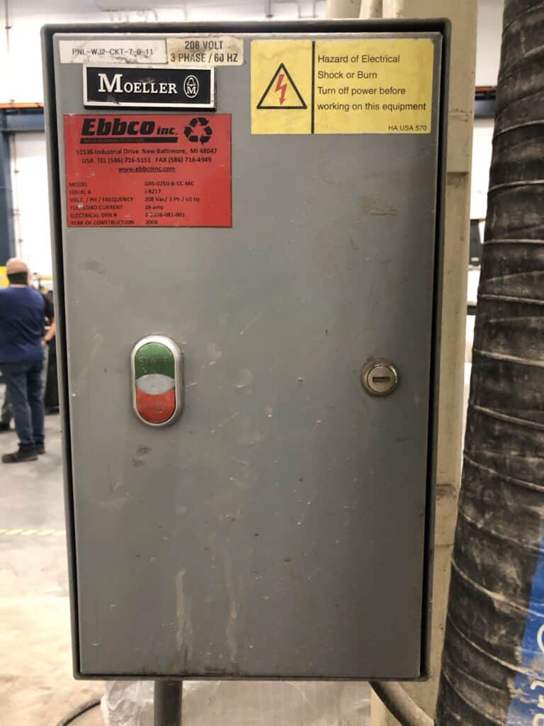 2008 Ebbco Abrasive Removal System