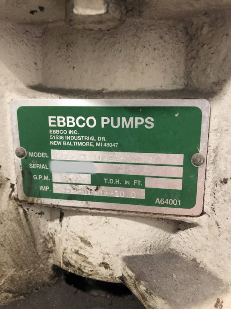 2008 Ebbco Abrasive Removal System