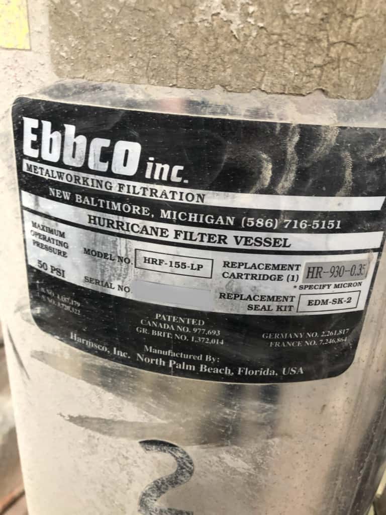 2008 Ebbco Closed Loop System