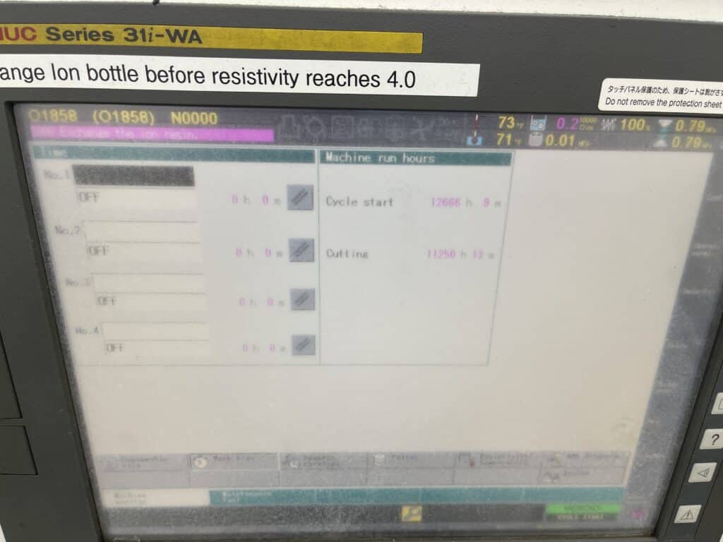 2011 Fanuc Robocut a-C400iA