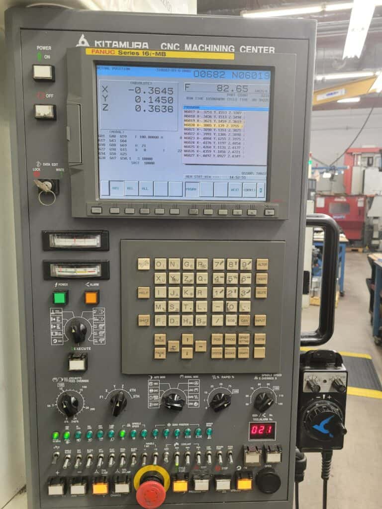 Used Kitamura MyCenter 3XiF CNC Vertical Machining Center For Sale