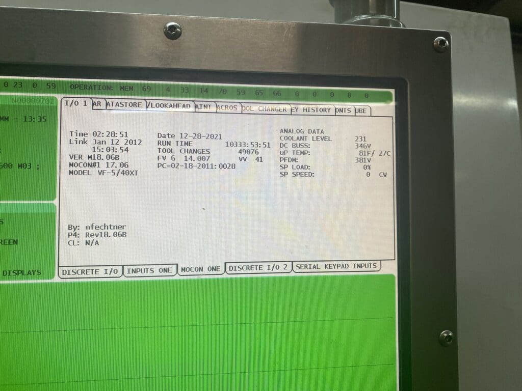 Used Haas VF-5XT CNC Vertical Machining Center for Sale