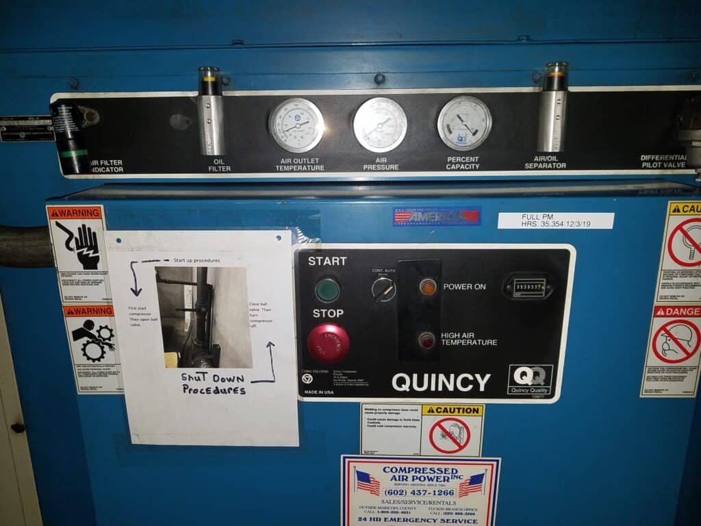 Quincy QMA125ATA31E Compressor, photo 2 of 11