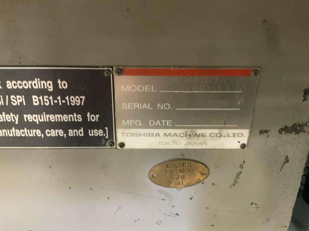 2004 Toshiba EC180NIIV21-4B