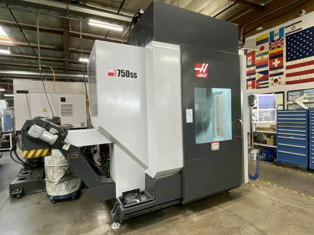 Used 2016 Haas UMC-750SS CNC Vertical Machining Center for Sale