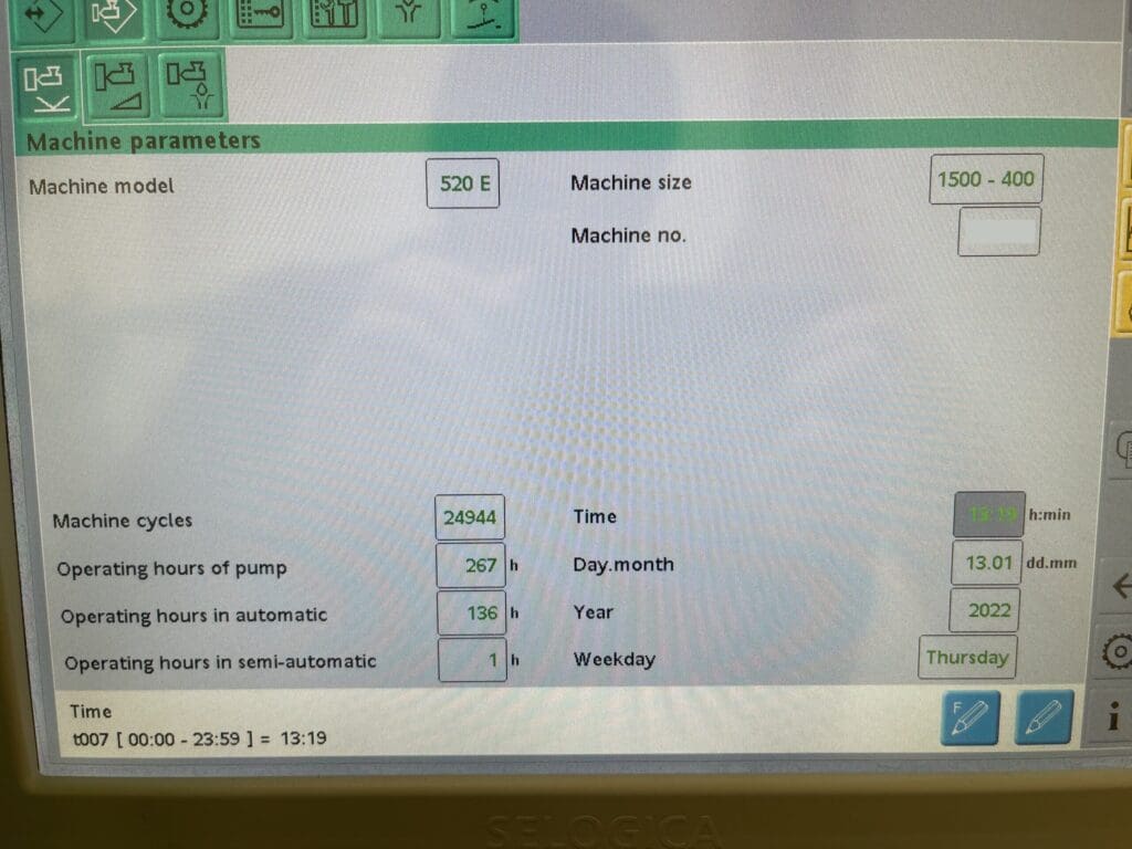 Used Arburg 370S-500-170 Injection Molding Machine For Sale