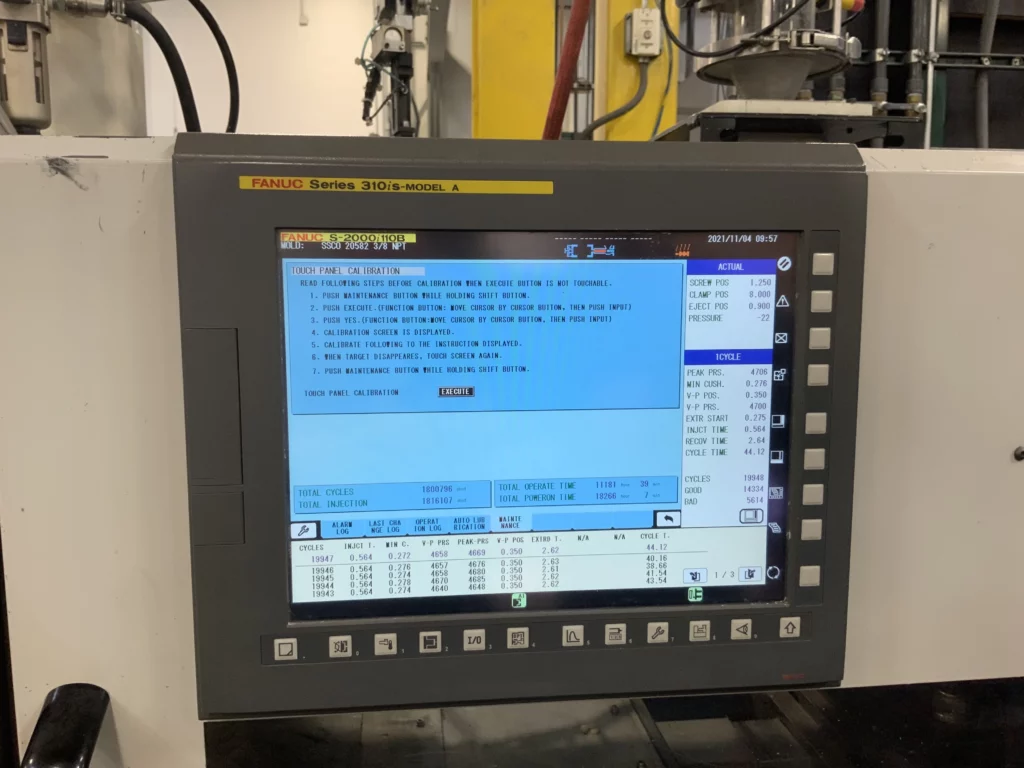 Used Cincinnati Milacron S-2000I-110B Injection Molding Machine For Sale