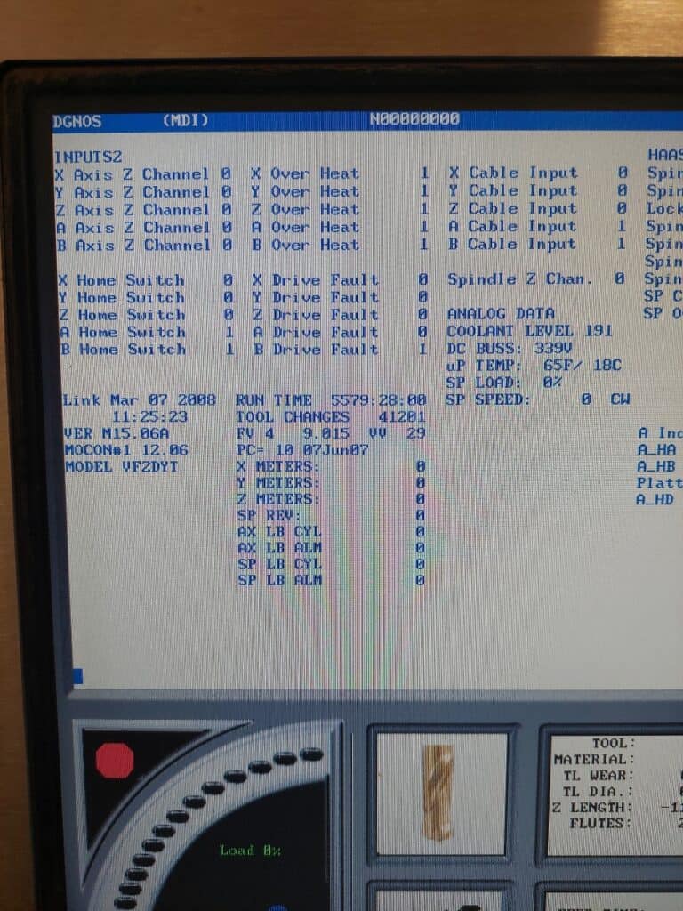 Used Haas VF-2DYT CNC Vertical Machining Center For Sale