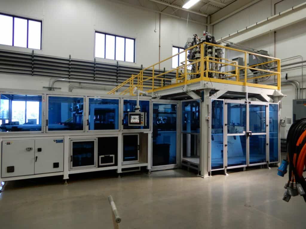 Used Neff H200-100M 200 Ton Vertical Injection Molding System for Sale
