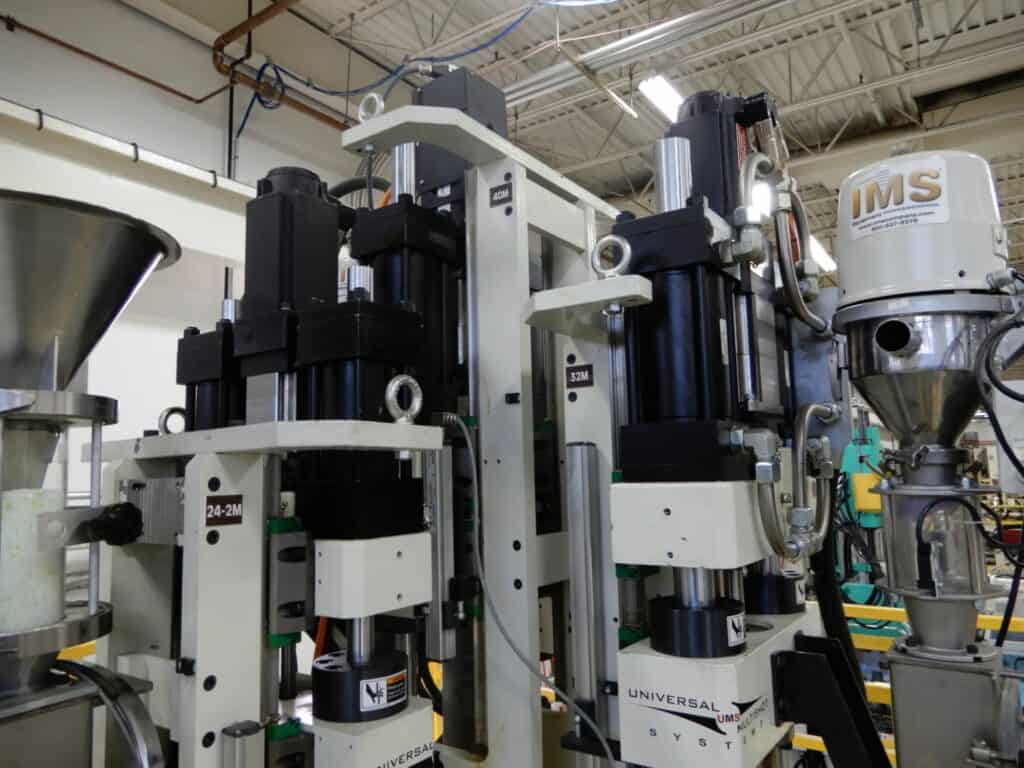 Used Neff H200-100M 200 Ton Vertical Injection Molding System for Sale