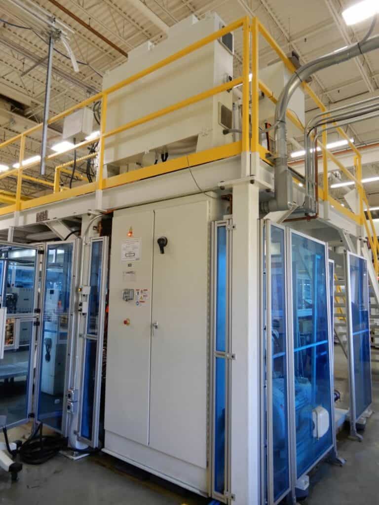 Used Neff H200-100M 200 Ton Vertical Injection Molding System for Sale