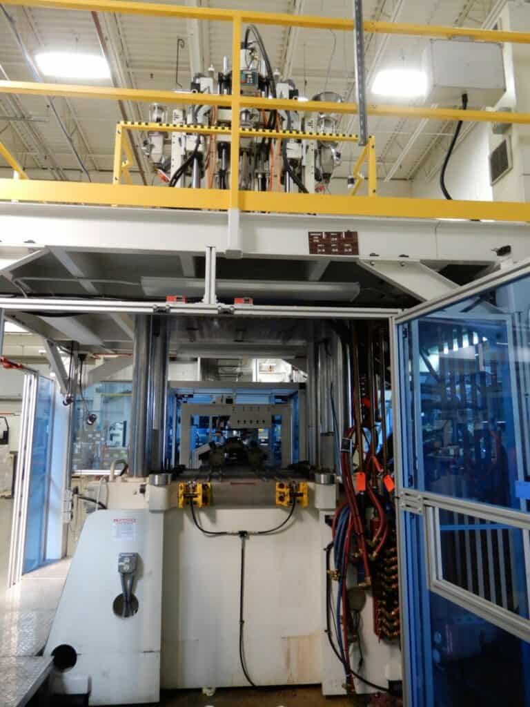 Used Neff H200-100M 200 Ton Vertical Injection Molding System for Sale