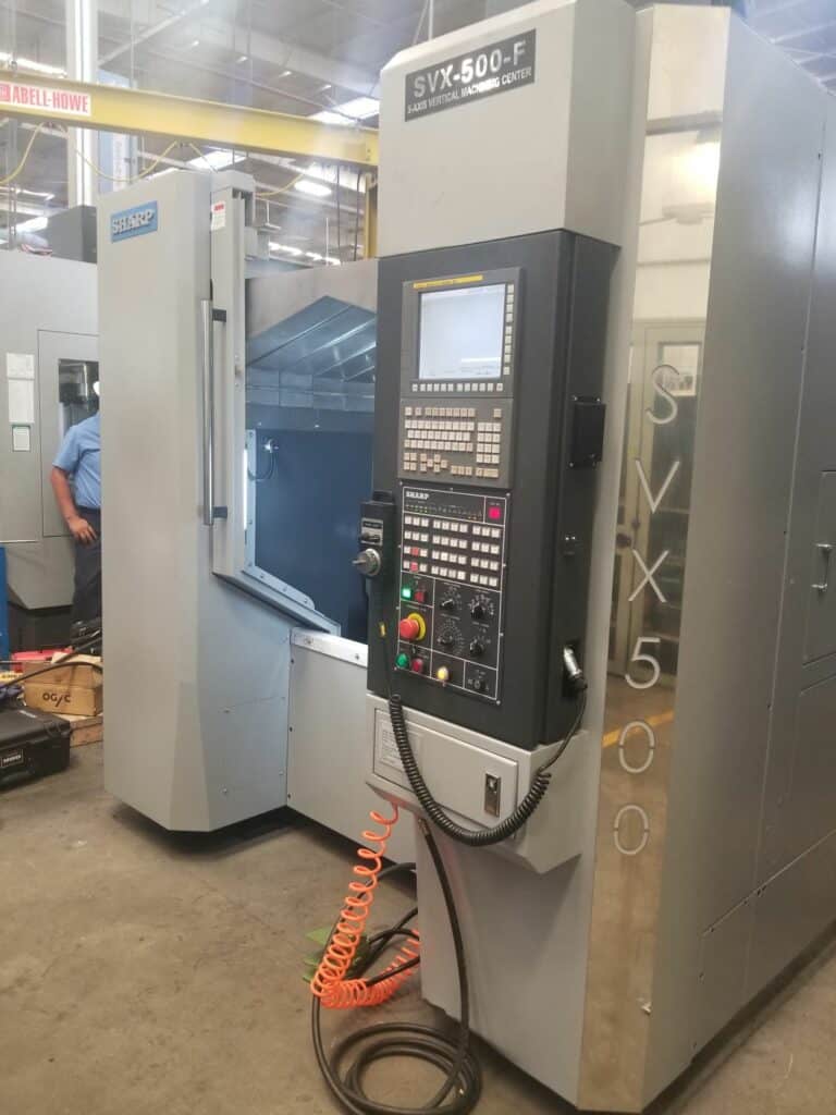 Used Sharp SVX-500 CNC Vertical Machining Center For Sale