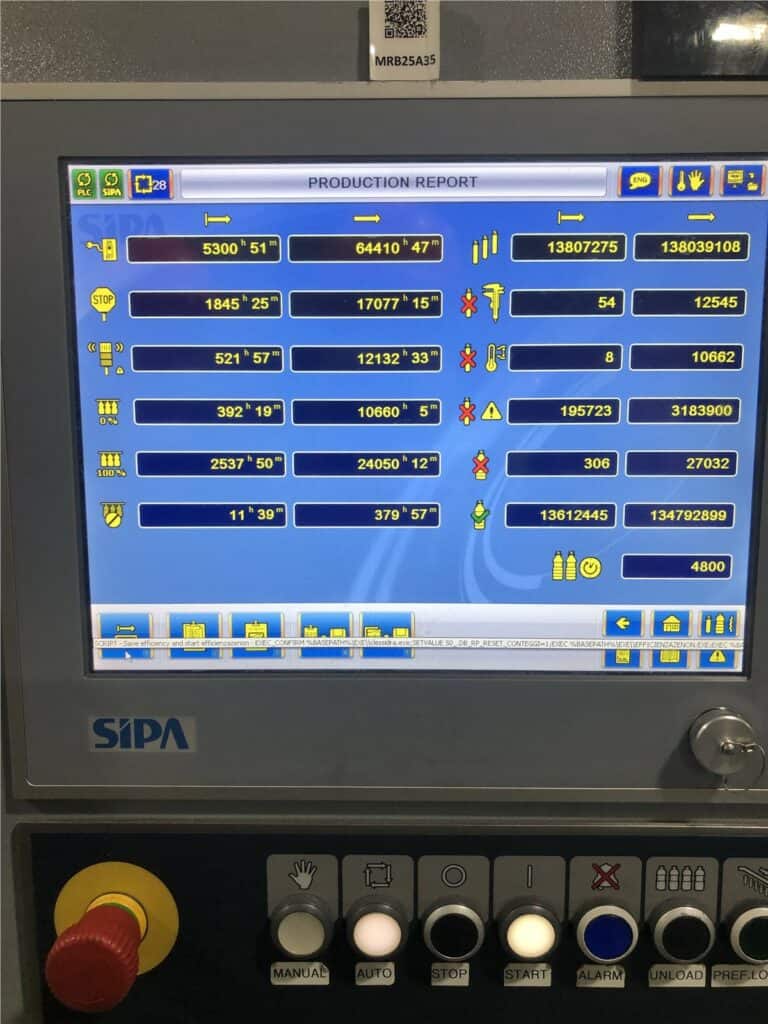 Used Sipa SFL6/6 Blow Molder For Sale