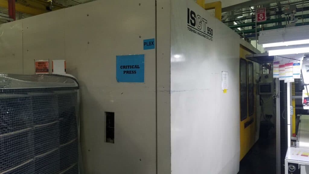 Used Toshiba ISGT950WV10-59B Injection Molding Machine for Sale