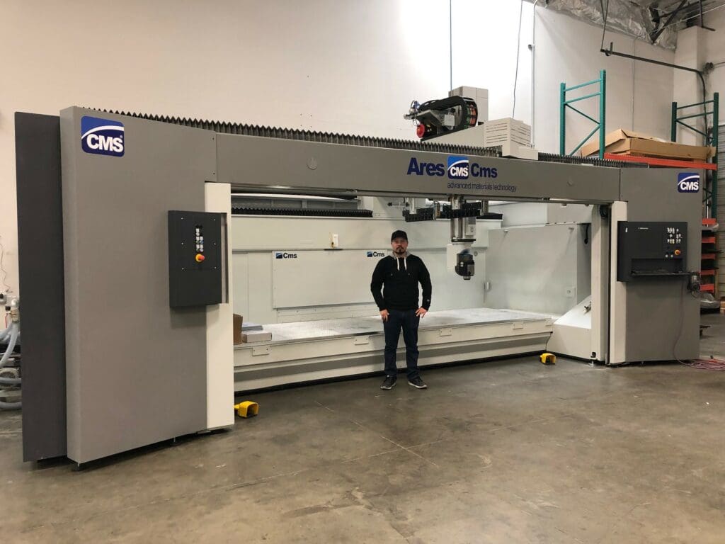 Used CMS ARES-4818-PX5-Z1200 CNC Router for Sale