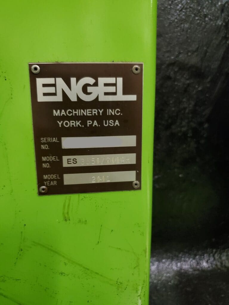 Used Engel 3550/600 Injection Molding Machine For Sale