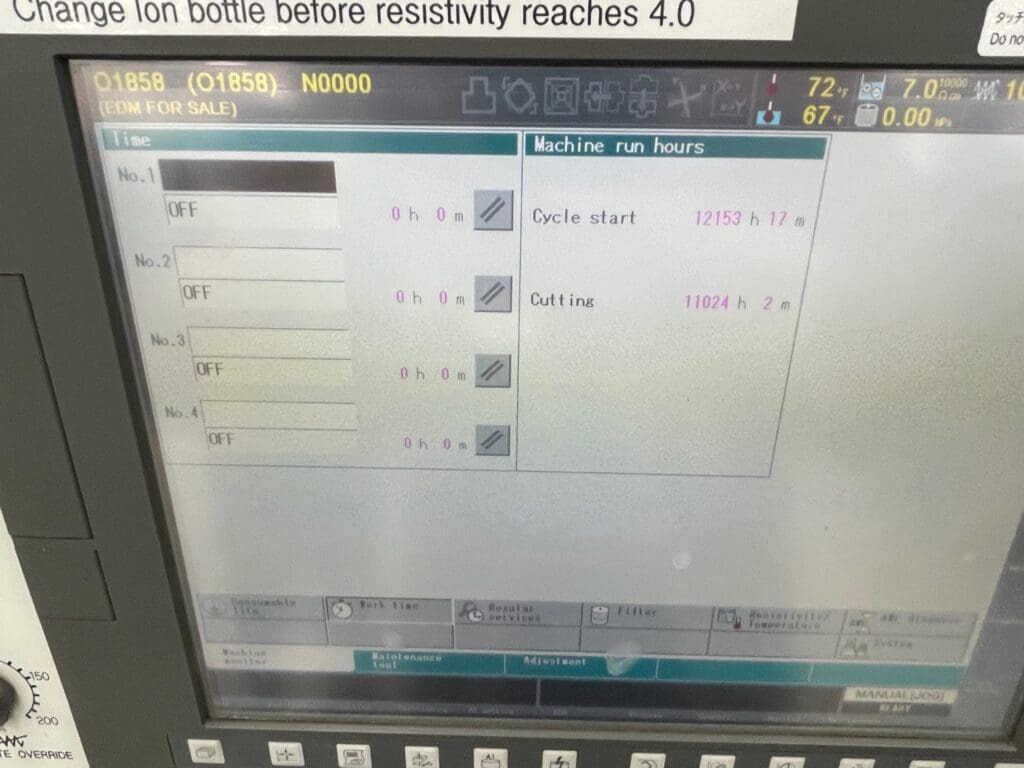 Used Fanuc a 01E EDM Wire For Sale