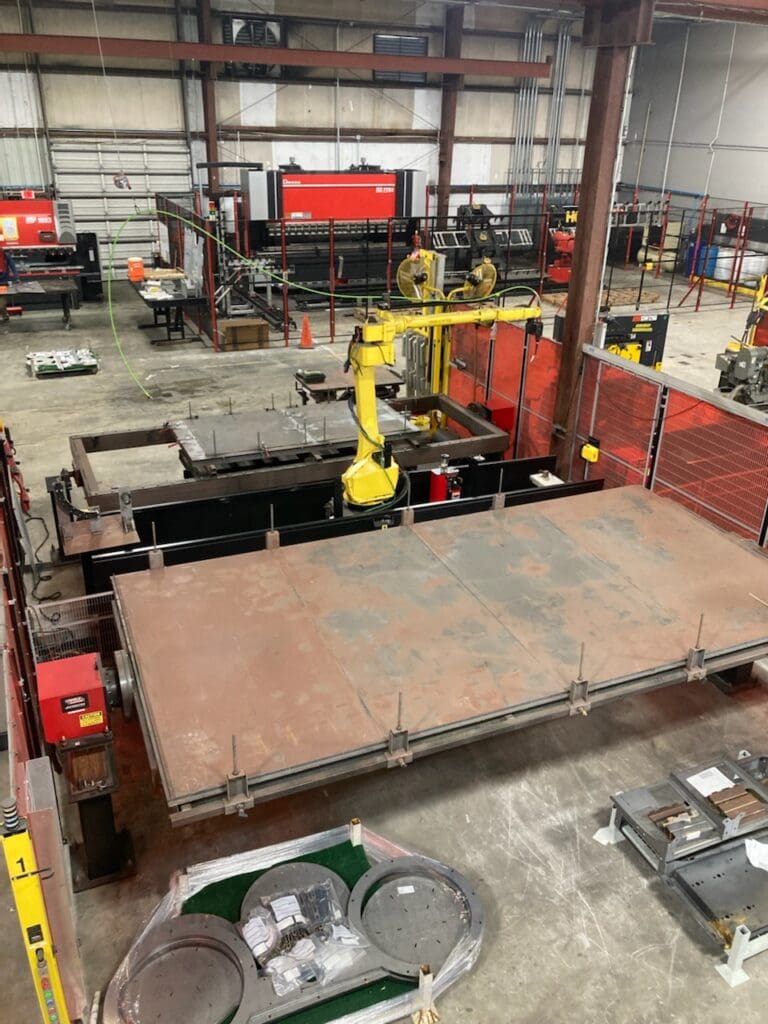 Used Lincoln System 45 Weld Cell Robot For Sale