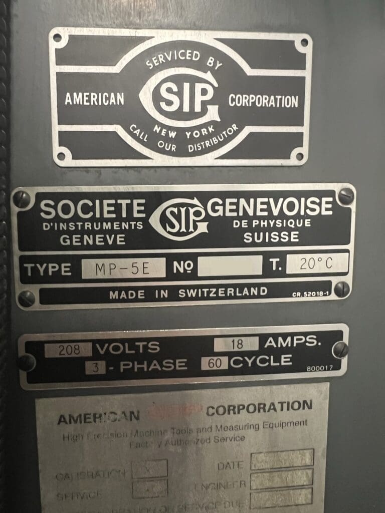 Used SIP MP-5E Boring Jig Mill for Sale