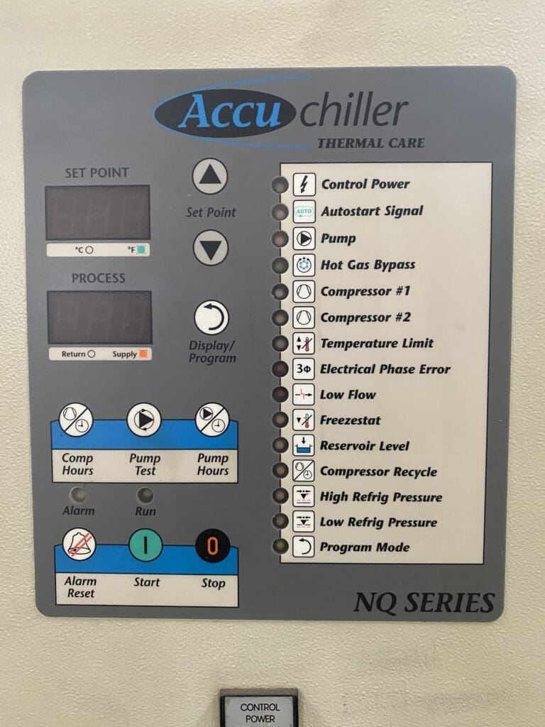 Used ThermalCare NQA10 Chiller For Sale